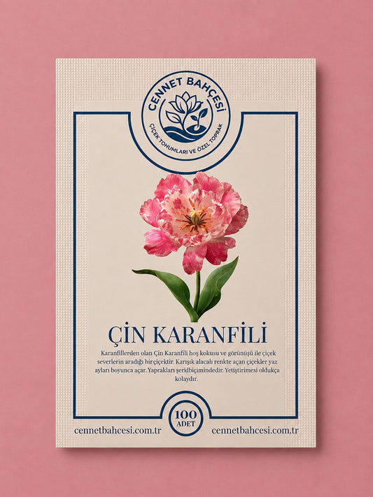 Cennet Bahçesi Çin Karanfili Çiçek Tohumu (100'lü Paket)
