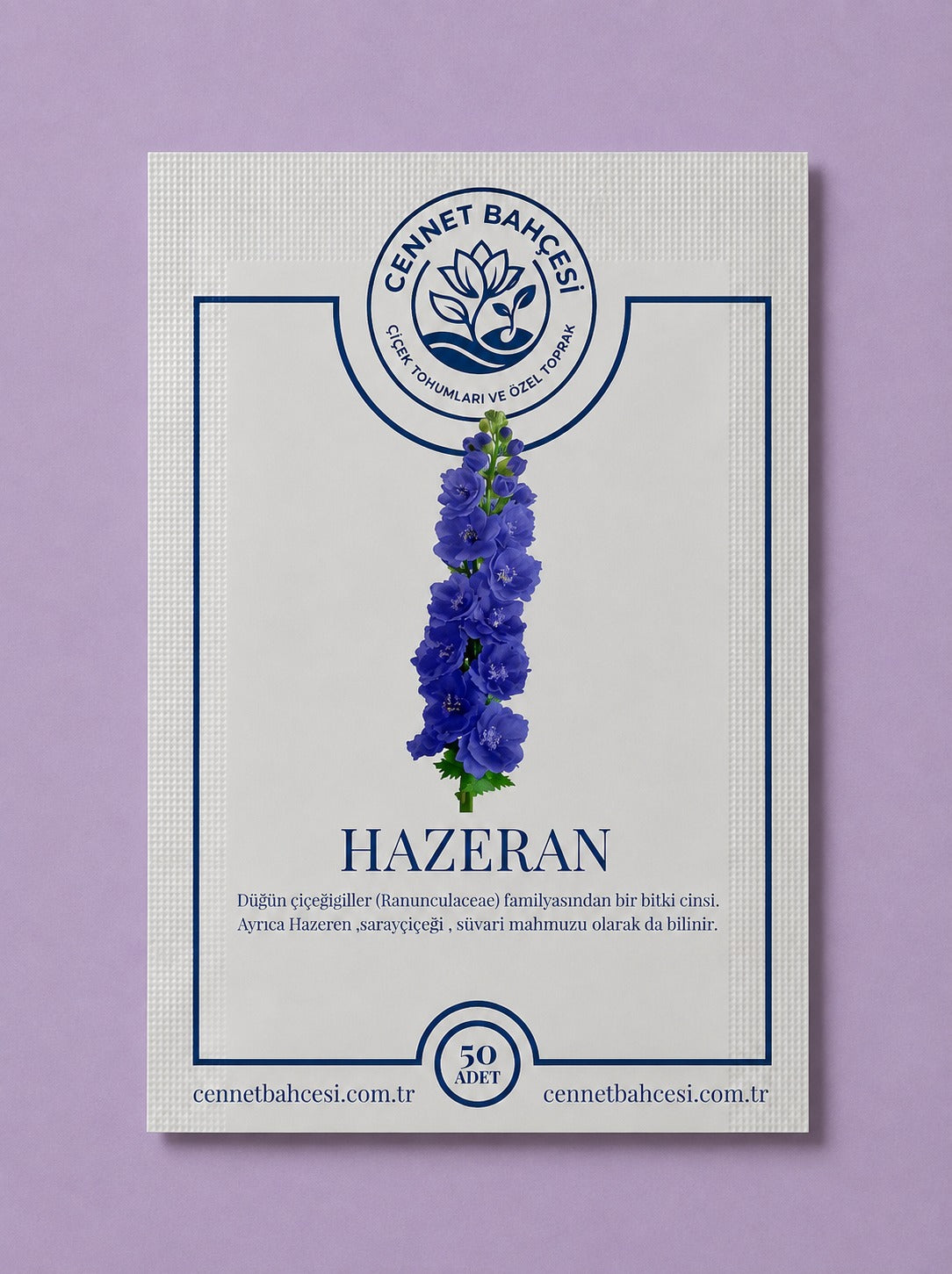 Cennet Bahçesi Hazeran Çiçek Tohumu (50'li Paket)