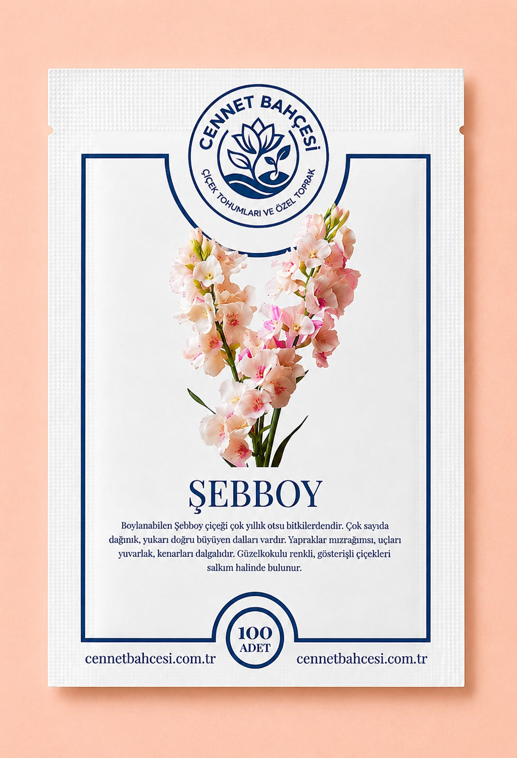 Cennet Bahçesi Şebboy Çiçek Tohumu (100'lü Paket)